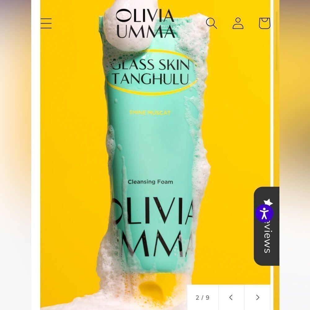 OLIVIA UMMA GLASS SKIN TANGHULU SHINE MUSCAT
CLEANSER NIB 4.05oz